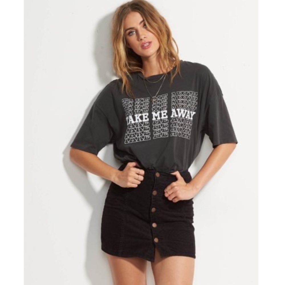 🔥🔥BILLABONG - BUTTON CORD MINI SKIRT🔥🔥 - Picture 2 of 8